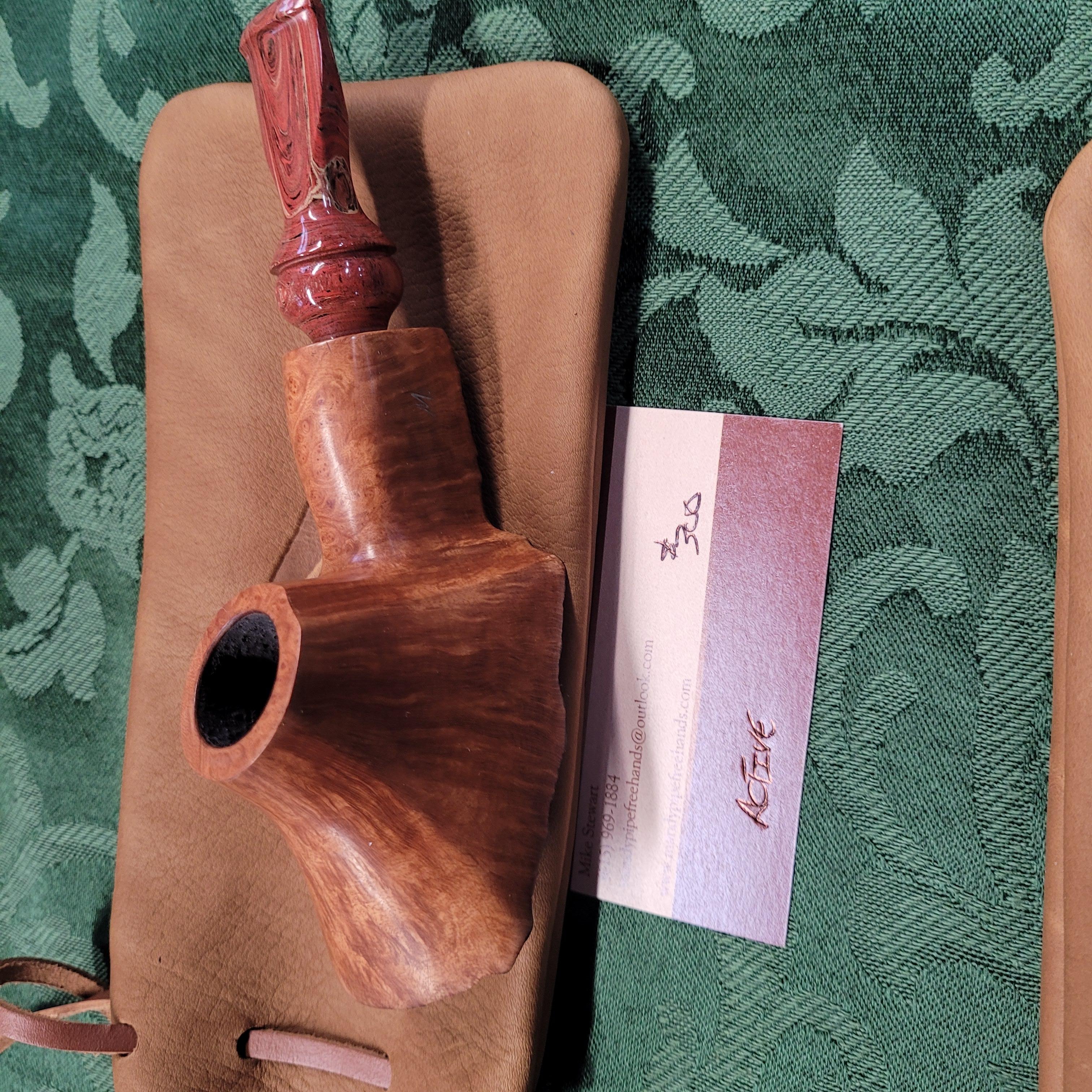 MandyPipe Freehands pipe dark finish