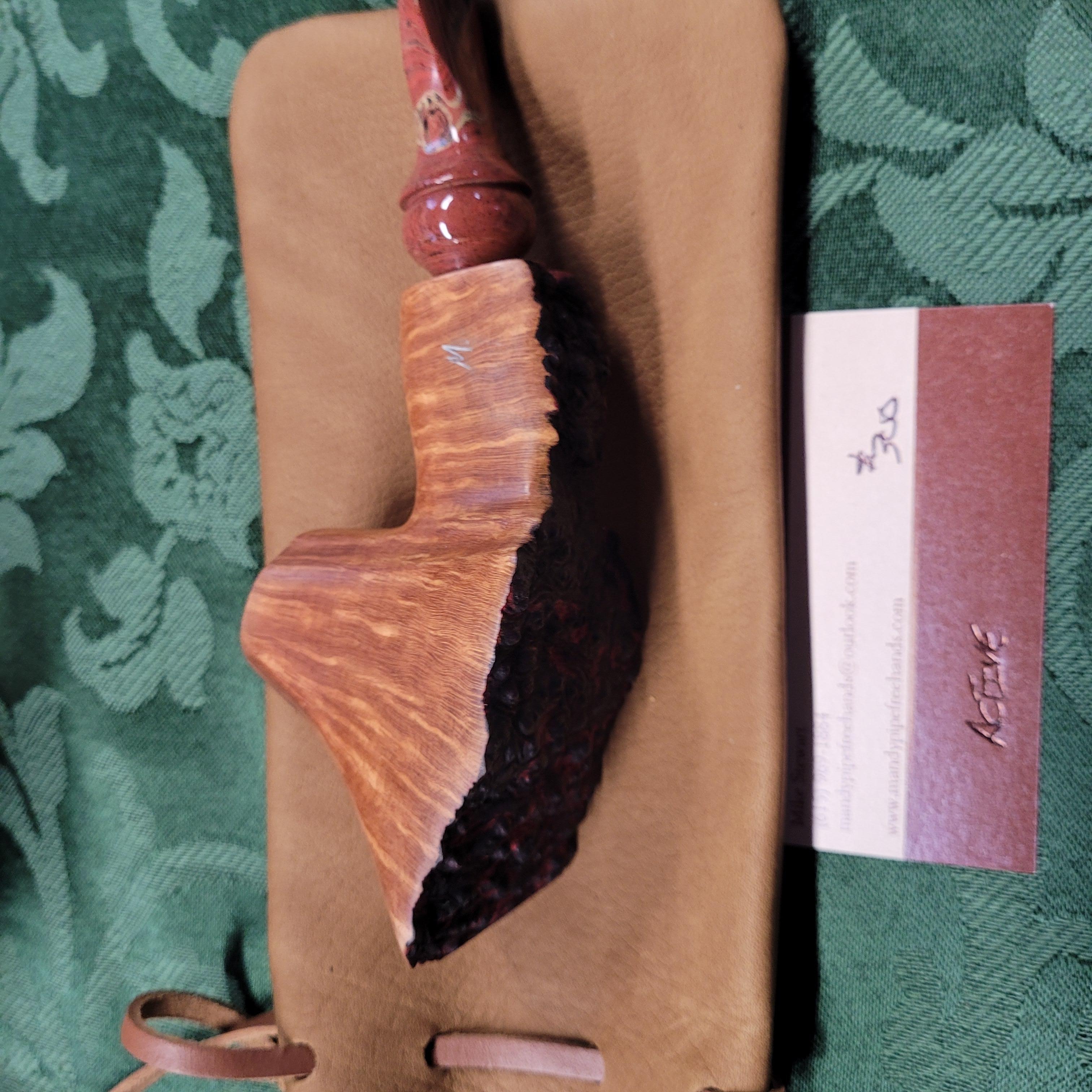MandyPipe Freehands pipe leather pouch