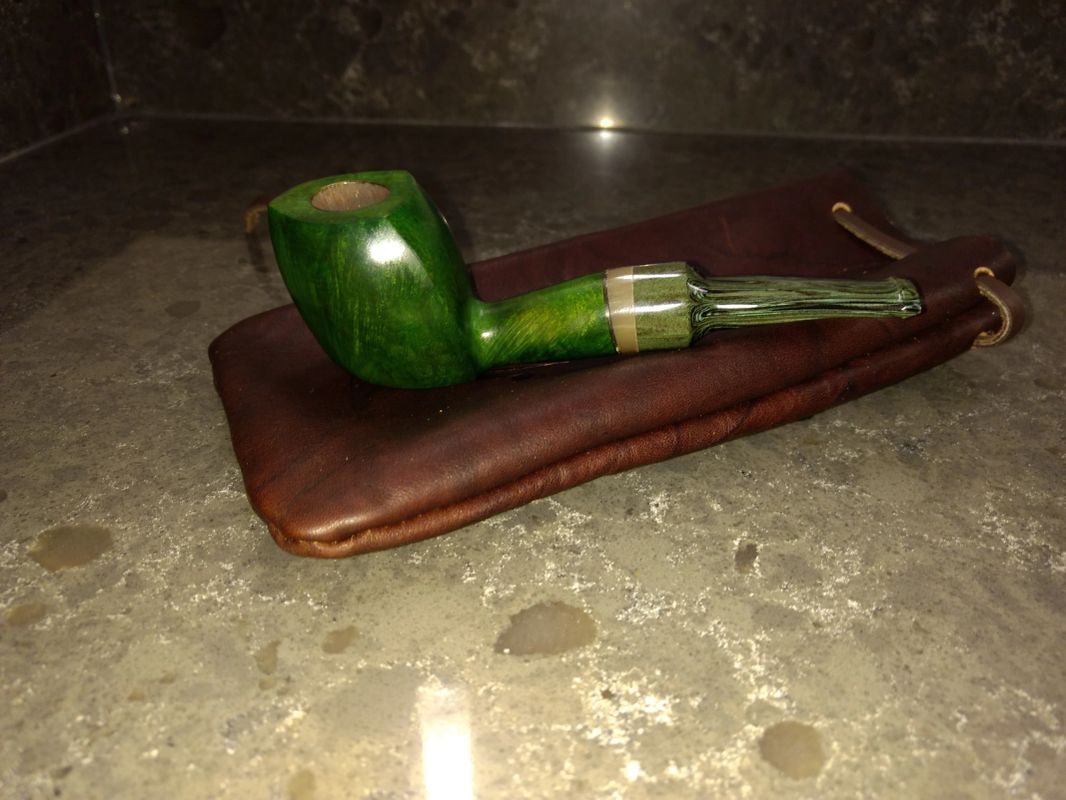 Artisan pipes on display