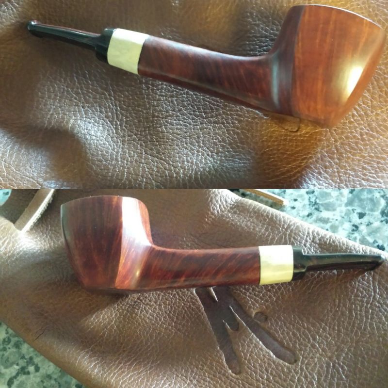 Artisan pipe dark wood
